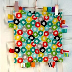 Taggies Multicolor sensory  Blanket